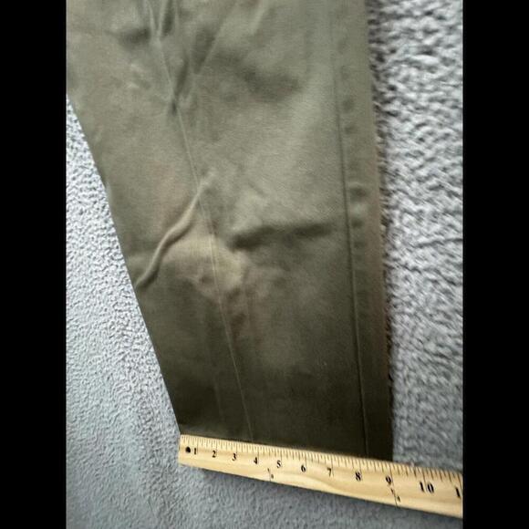 LL Bean Pants Mens 40 36 Khaki Beige Cotton Natural Fit Flat Front Straight Leg - Picture 8 of 12